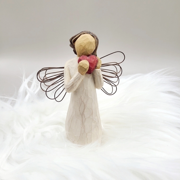 Willow Tree Other - Willow Tree Angel of Heart Holding Red Heart